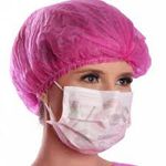 Touca Descartável Sanfonada Rosa 100 un | Protclean