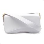 Bolsa Feminina Baguete Média Branca