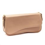 Bolsa Feminina Baguete Média Nude