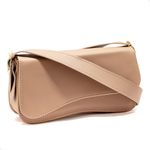 Bolsa Feminina Baguete Média Nude