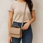 Bolsa de Mão Feminina Nude