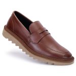 Sapato Masculino Casual Calce Fácil Marrom