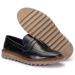 Sapato Masculino Casual Calce Fácil Preto