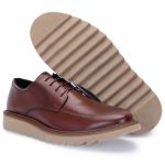 Sapato Clássico Masculino Casual Marrom