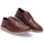 Sapato Clássico Masculino Casual Marrom