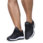 Tênis Esportivo Academia Preto e Cinza