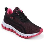 Tênis Esportivo Infantil Preto e Pink