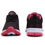 Tênis Esportivo Infantil Preto e Pink