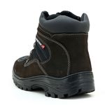 Bota Adventure estilo Trekking Couro Nobuck Legítimo Café