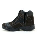 Bota Adventure estilo Trekking Couro Nobuck Legítimo Café