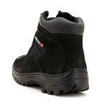 Bota Adventure estilo Trekking Couro Nobuck Legítimo Preto