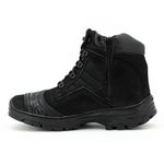 Bota Adventure estilo Trekking Couro Nobuck Legítimo Preto