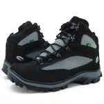 Bota Adventure estilo Trekking Couro Nobuck Legítimo Preto