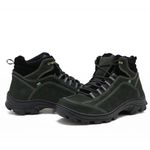 Bota Adventure Couro Legítimo Verde Militar