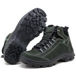 Bota Adventure Couro Legítimo Verde Militar