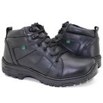 Bota Militar Motociclista Couro Latego Preto