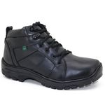Bota Militar Motociclista Couro Latego Preto