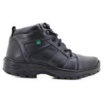 Bota Militar Motociclista Couro Latego Preto