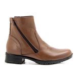 Bota Feminina Couro Legítimo Brandy