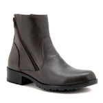Bota Feminina Couro Legítimo Café