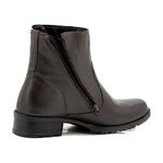 Bota Feminina Couro Legítimo Café