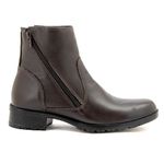 Bota Feminina Couro Legítimo Café