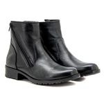Bota Feminina Couro Legítimo Preto