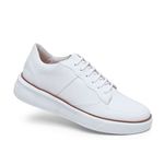 Sapatênis Masculino Casual Sintético Branco
