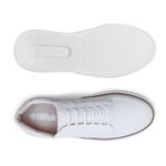 Sapatênis Masculino Casual Sintético Branco