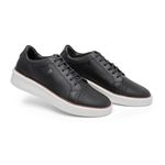 Sapatênis Masculino Casual Sintético Preto