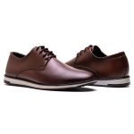 Sapato Derby Masculino Casual Esporte Fino Capuccino