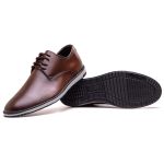 Sapato Derby Masculino Casual Esporte Fino Capuccino