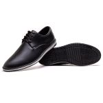 Sapato Derby Masculino Casual Esporte Fino Preto