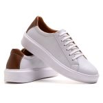 Sapatênis Masculino Sintético Branco