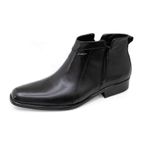 Bota Social Masculina Napa em Couro Legitimo Preto