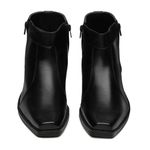 Bota Masculina Social Conforto Sintético Preto