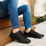 Sapatênis Masculino Slip on Sintético All Black