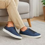 Sapatênis Masculino Slip on Sintético Marinho