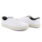 Sapatênis Masculino Slip on Sintético Branco