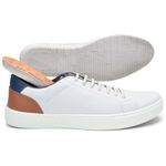 Sapatênis Masculino Slip on Sintético Cinza Claro