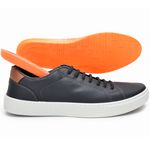 Sapatênis Masculino Slip on Sintético Preto