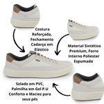 Sapatênis Masculino Sintético Cinza