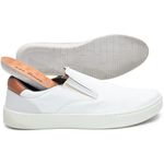 Tênis Slip On Masculino Casual Em Lona Areia