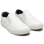 Tênis Slip On Masculino Casual Em Lona Areia