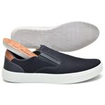 Tênis Slip On Masculino Casual Em Lona Preto