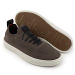 Tênis Knit Masculino Marrom Claro
