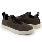 Tênis Knit Masculino Marrom Claro