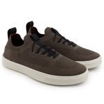 Tênis Knit Masculino Marrom Claro