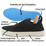 Tênis Knit Masculino Preto