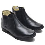 Bota Masculina Social Couro Legítimo Preto